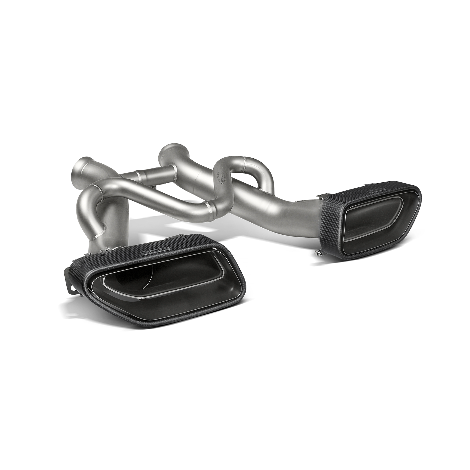 Akrapovič Slip-On Line Exhaust (Titanium) w/Carbon Tips - 2014-2019 McLaren 650S/650S Spider - T1 Motorsports
