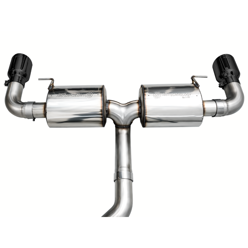 AWE Tuning Touring Axle Back Exhaust w/ Diamond Black Tips - 19-23 BMW 330i / 21-23 BMW 430i Base G2X