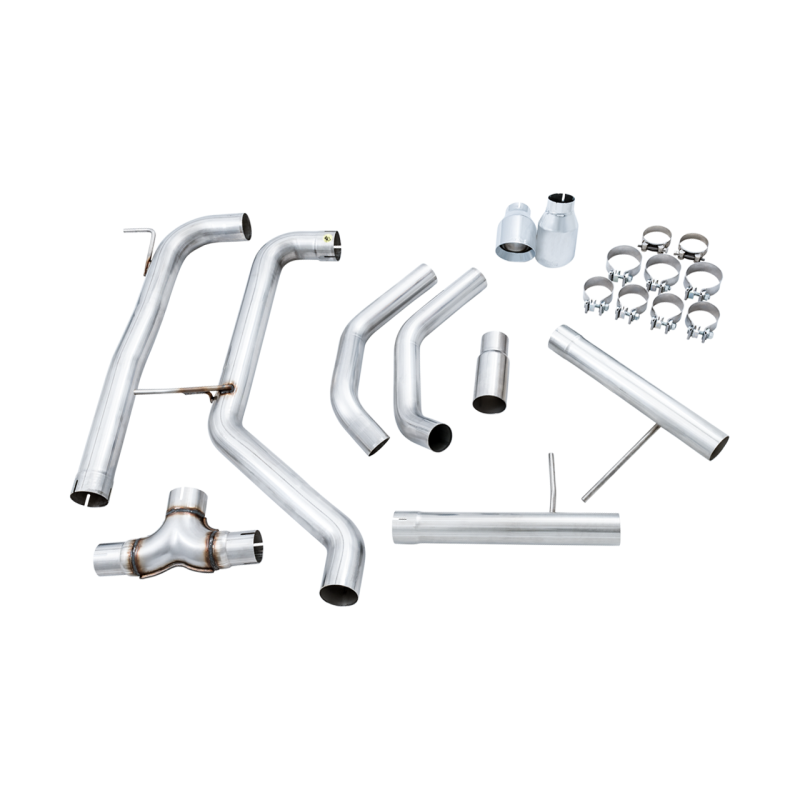 AWE Tuning Track Edition Exhaust w/Chrome Silver Tips (Fits OEM DP) - 18-21 Volkswagen Jetta GLI MK7