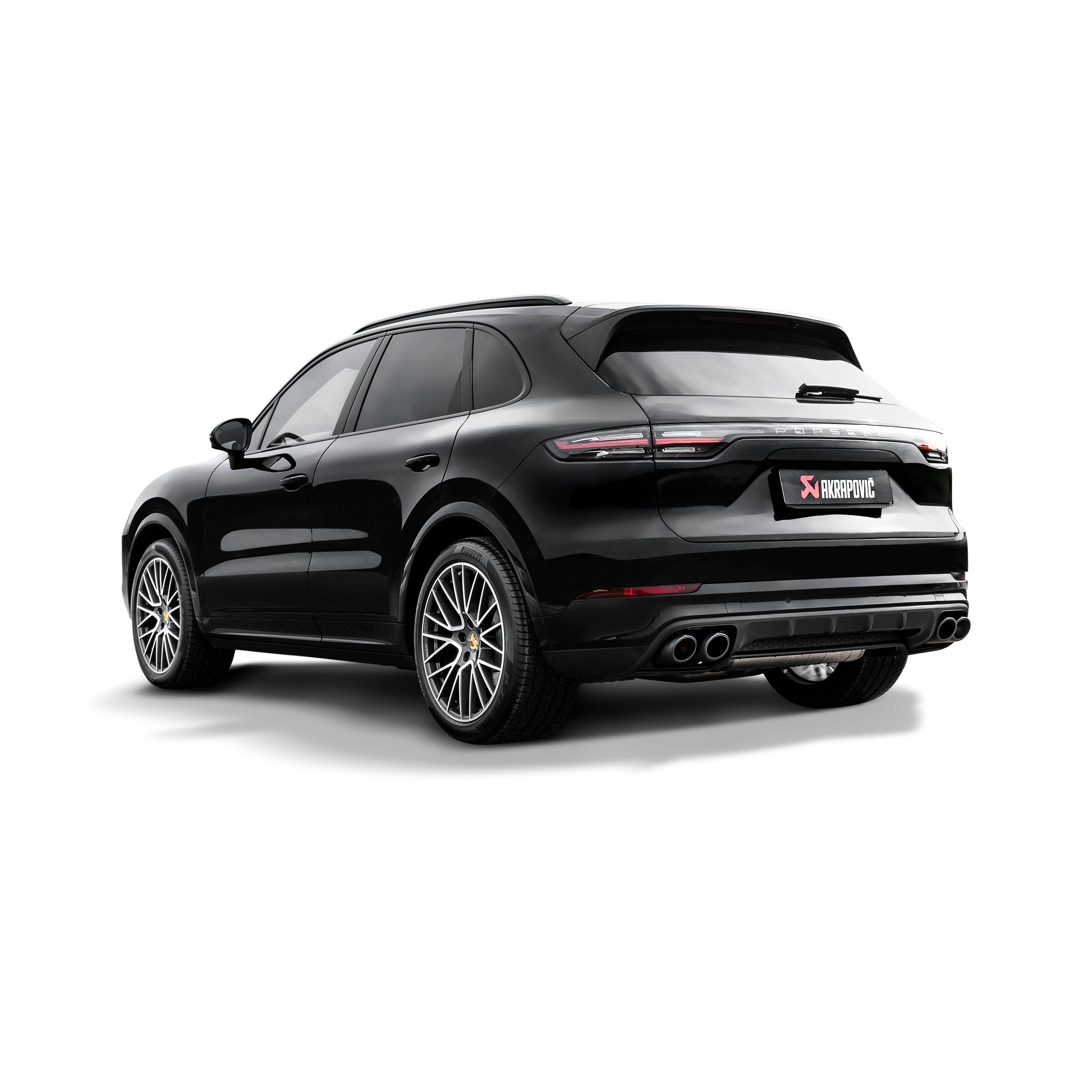 Akrapovič Evolution Line Catback Exhaust System (Titanium) w/o Tips - 2019+ Porsche Cayenne S/Coupe (536) - T1 Motorsports
