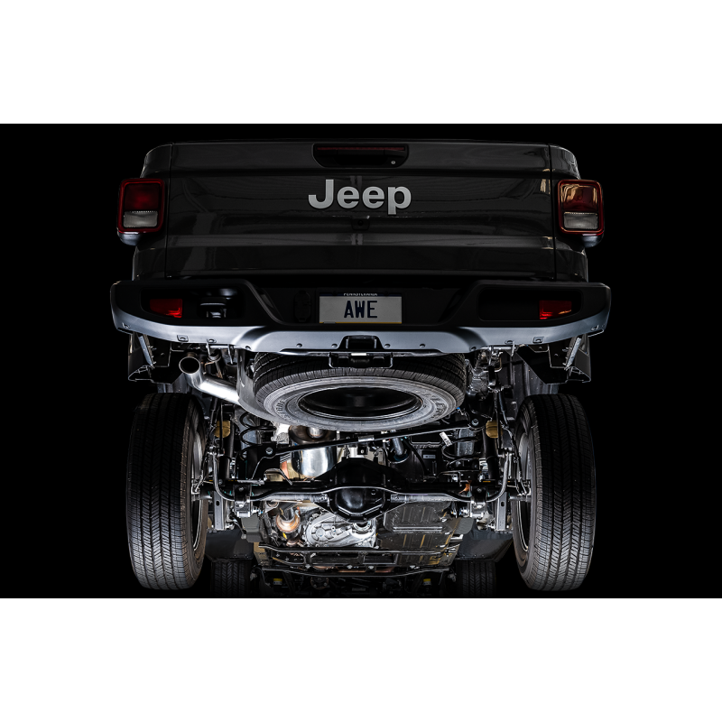 AWE Tuning Trail Edition Cat-Back Exhaust - 07-18 Jeep Wrangler JK/JKU 3.6L