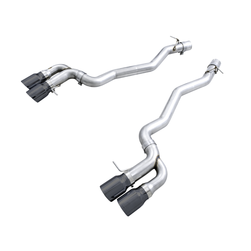 AWE Tuning Track Edition Axle-Back Exhaust w/Black Diamond Tips - 18-19 BMW F90 M5