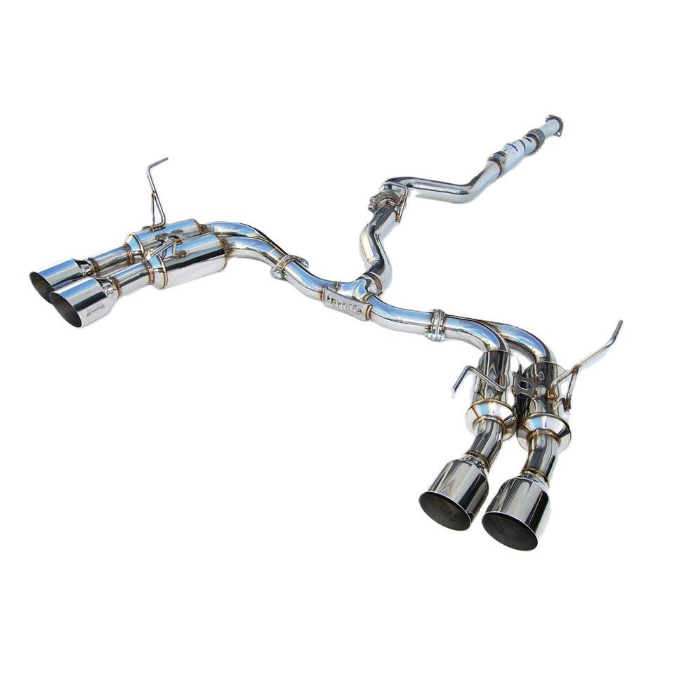 Invidia Gemini R400 S.S.Tip Cat-Back Exhaust - 15-21 Subaru WRX/STI Sedan