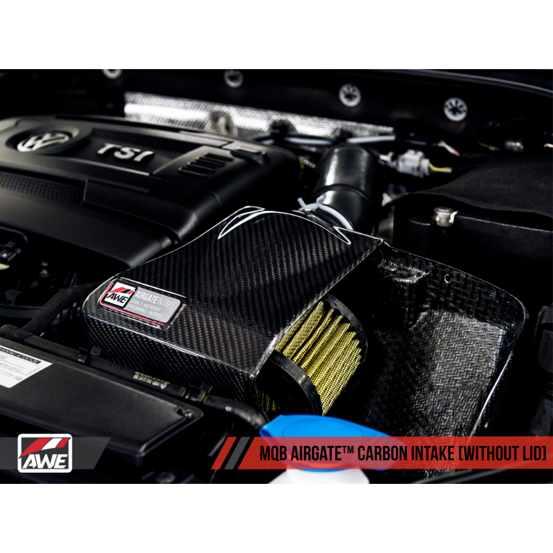 AWE Tuning Audi / Volkswagen MQB 1.8T/2.0T/Golf R Carbon Fiber AirGate Intake w/ Lid