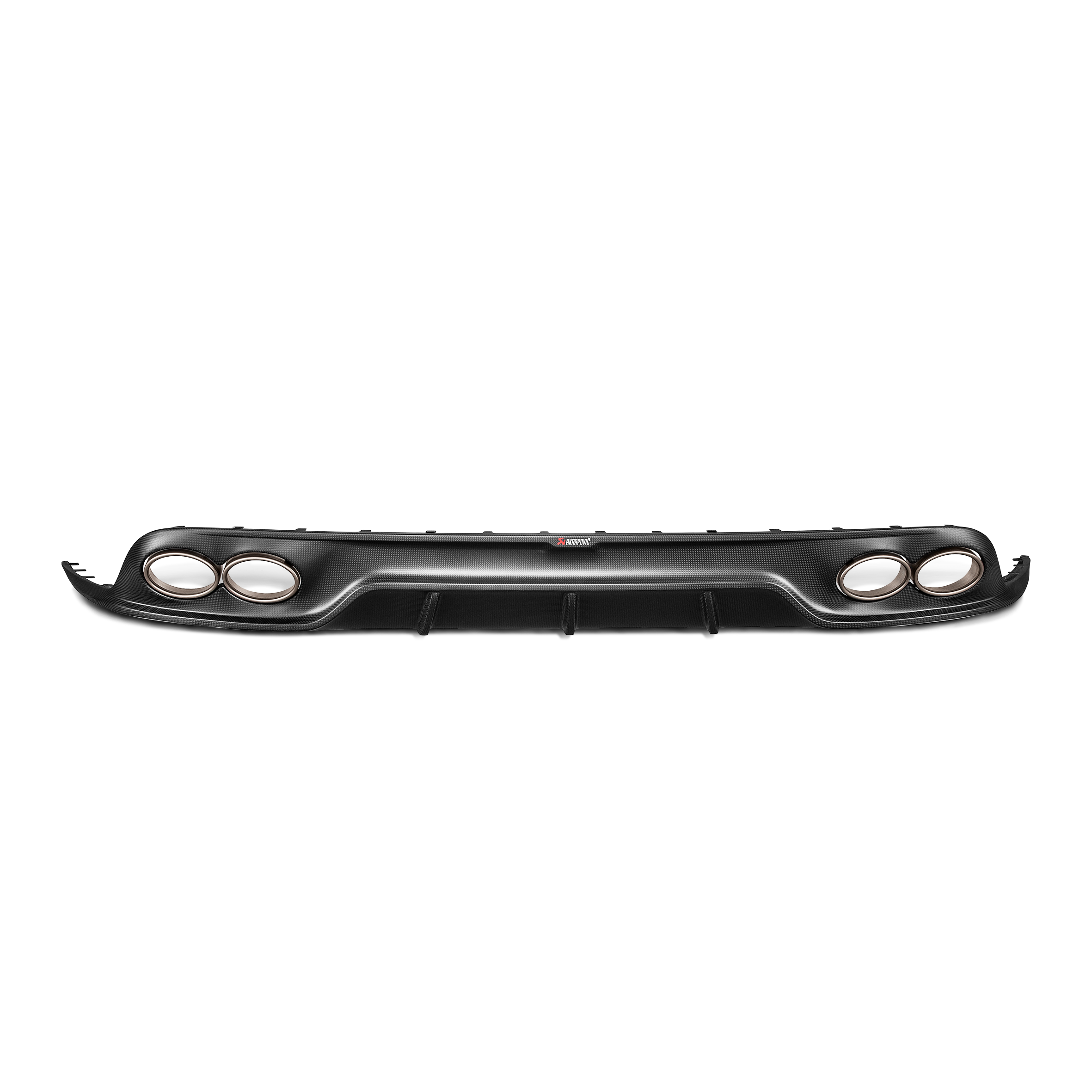 Akrapovič Slip-On Line Exhaust (Titanium) w/Tips & Matte Diffuser - 2016-2019 Porsche 911 Turbo/Turbo S (991.2) - T1 Motorsports