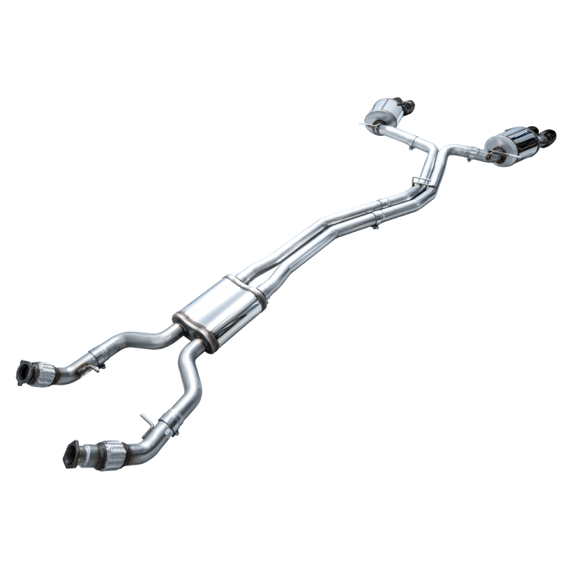 AWE Tuning Touring Edition Exhaust w/Diamond Black Tips - 19-23 Audi C8 S6/S7 2.9T V6 AWD