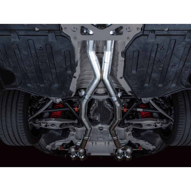 AWE Tuning Track Edition Catback Exhaust w/ Chrome Silver Tips - 2021+ BMW G8X M3/M4