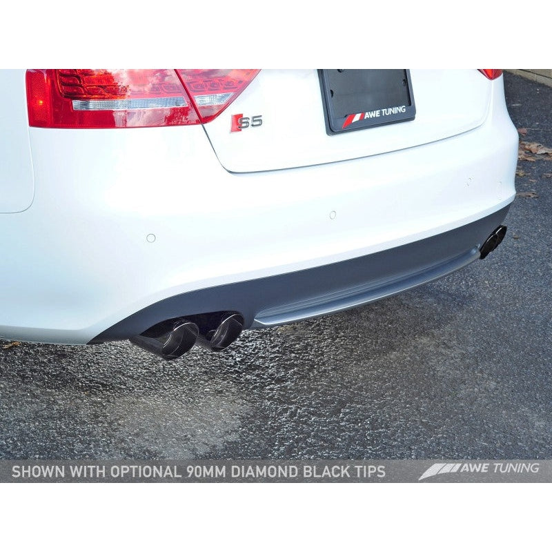AWE Tuning Audi B8.5 S5 3.0T Touring Edition Exhaust System - Diamond Black Tips (102mm)