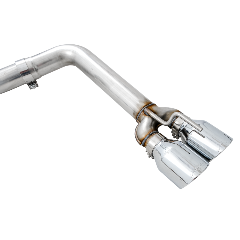 AWE Tuning Track Edition Exhaust w/Quad Chrome Silver Tips - 2015+ Dodge Challenger 6.4L/6.2L SC