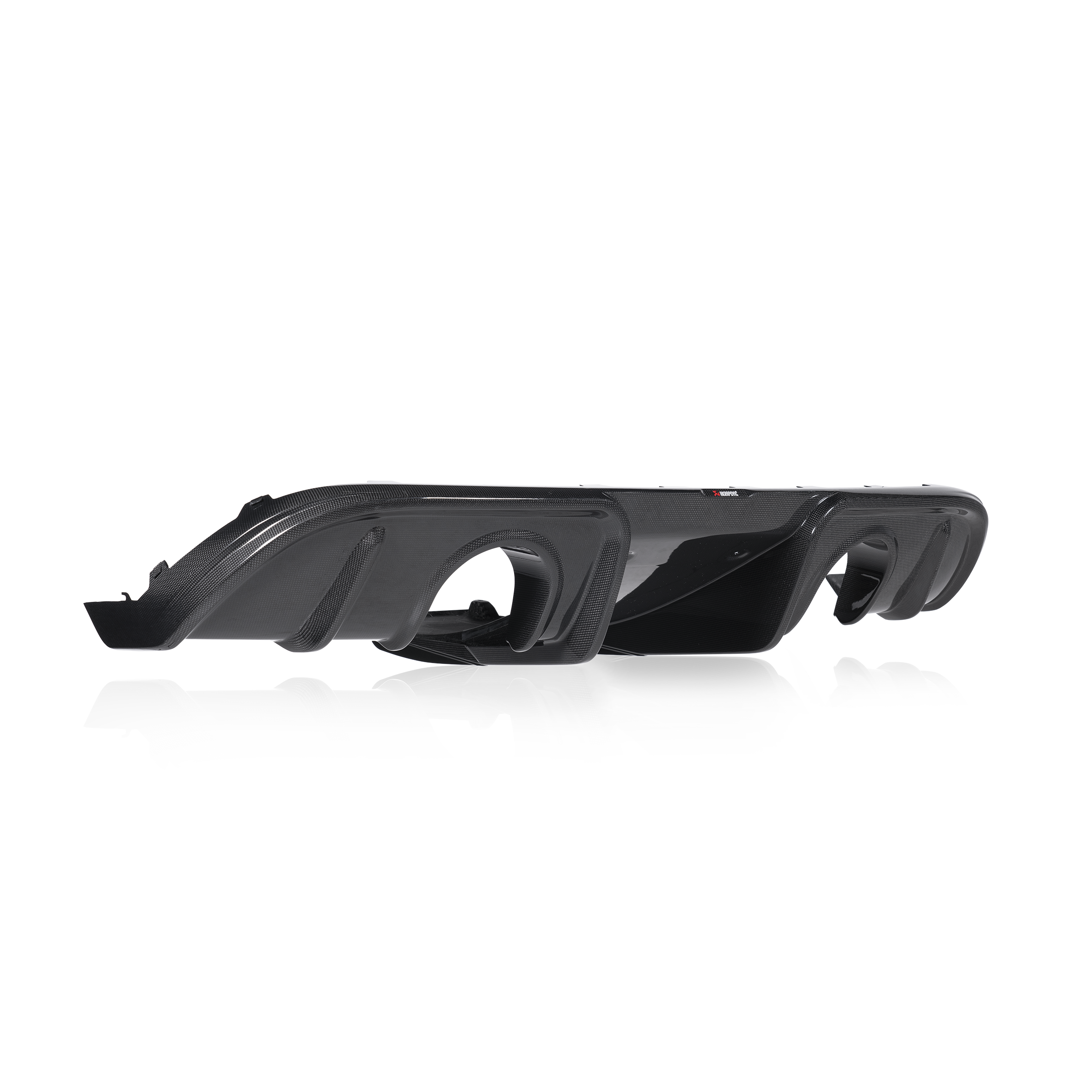 Akrapovič High Gloss Rear Carbon Fiber Diffuser - 2020+ Porsche Cayman GT4/Spyder (718) - T1 Motorsports