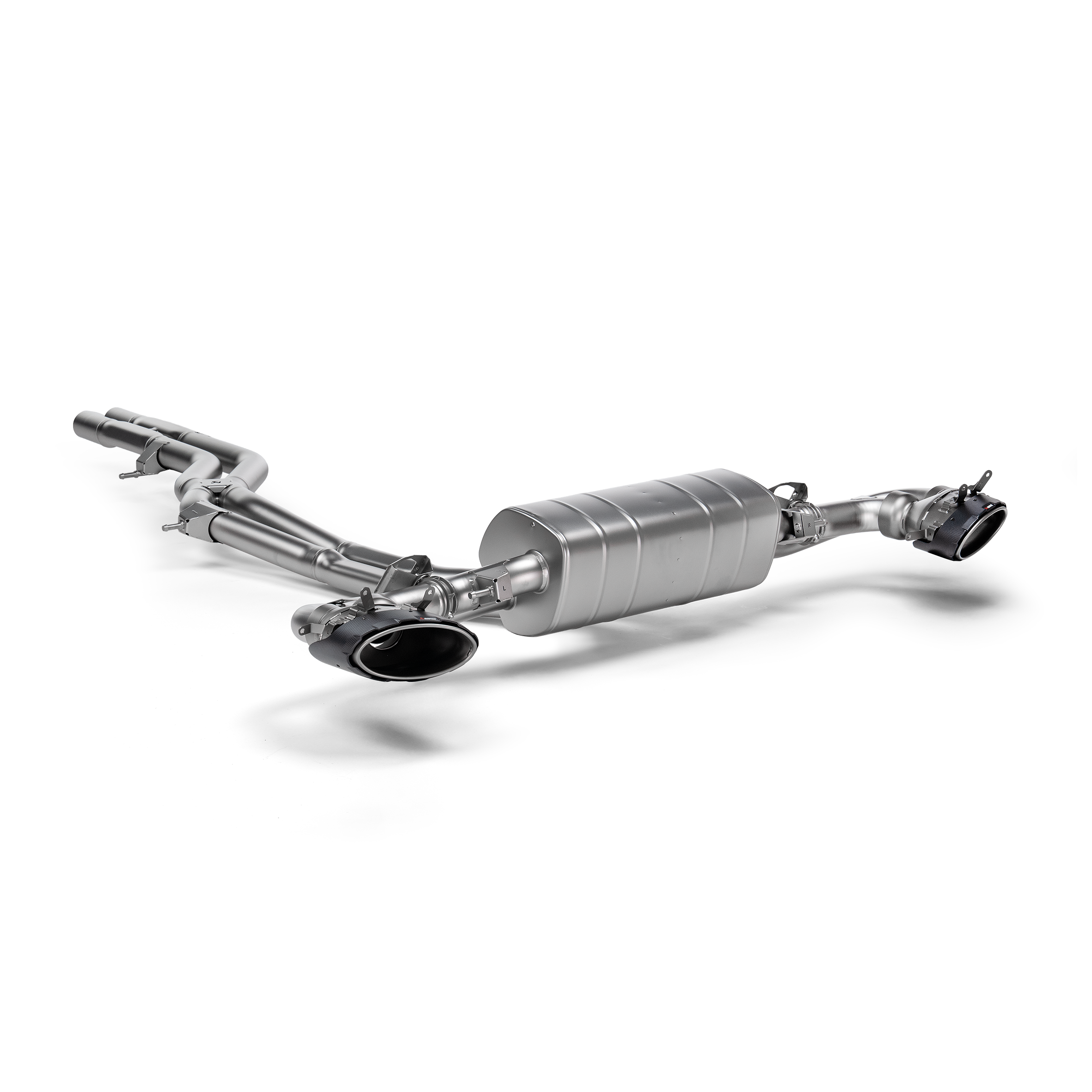 Akrapovič Evolution Race Line Link Pipe Set (Titanium) - 2025+ Audi RSQ8