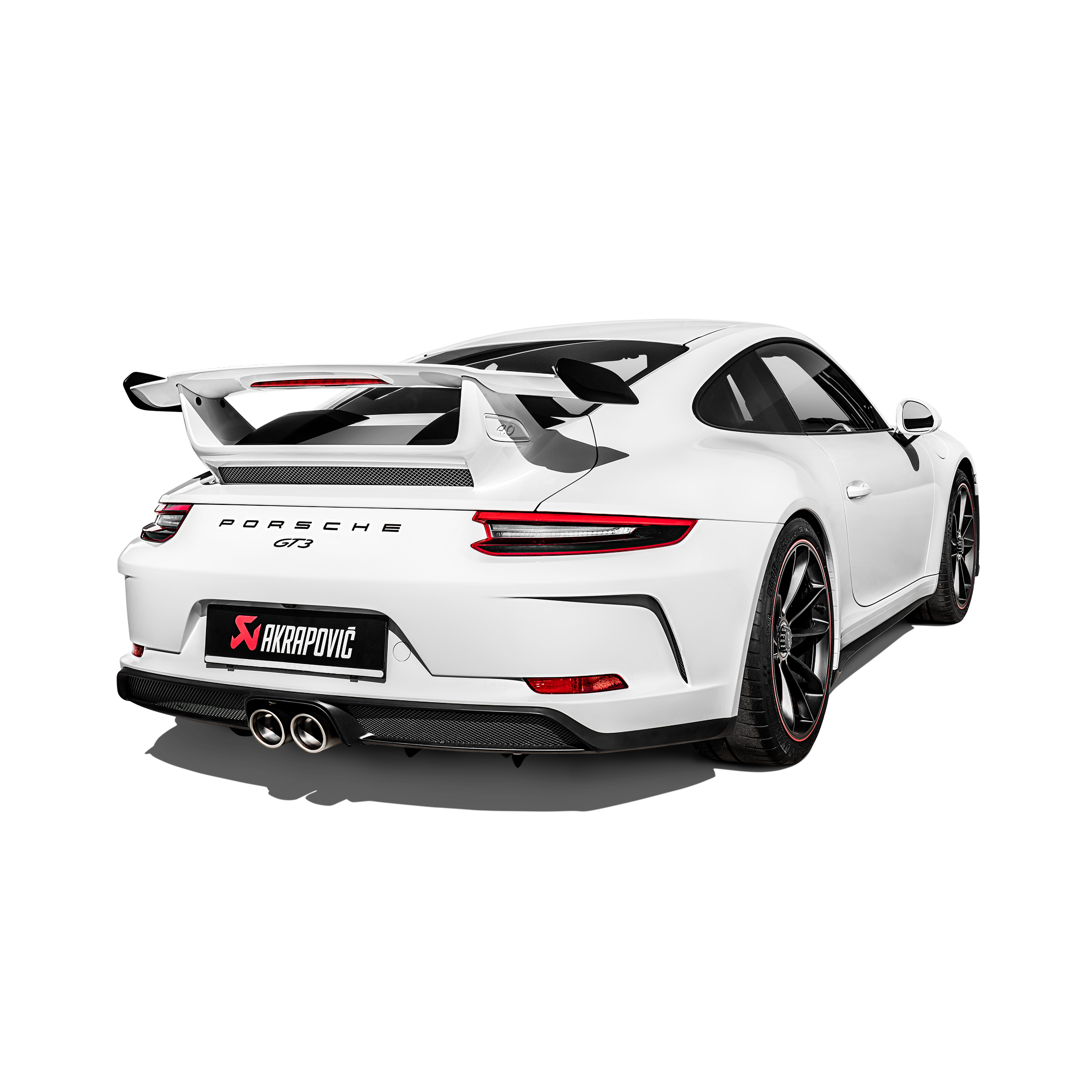 Akrapovič Slip-On Line Exhaust (Titanium) w/Titanium Tips - 2018-2019 Porsche GT3/GT3 Touring (991.2) - T1 Motorsports