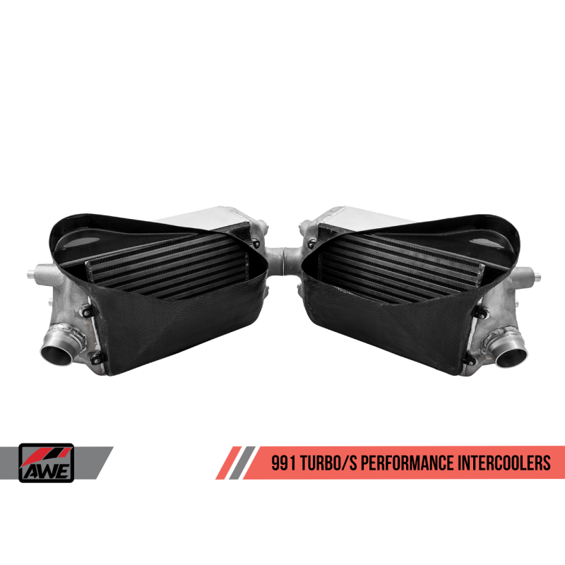 AWE Tuning Porsche 991 (991.2) Turbo/Turbo S Performance Intercooler Kit