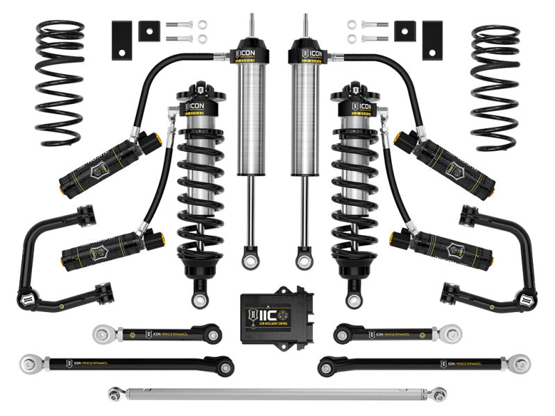 ICON 23-24 Toyota Sequoia 3-4.25in Stage 4 3.0 Suspension System - Tubular
