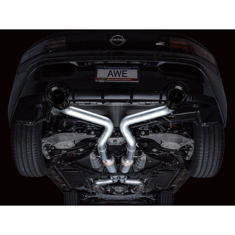 AWE Tuning Track Edition Catback Exhaust System w/ Diamond Black Tips - 2023+ Nissan Z