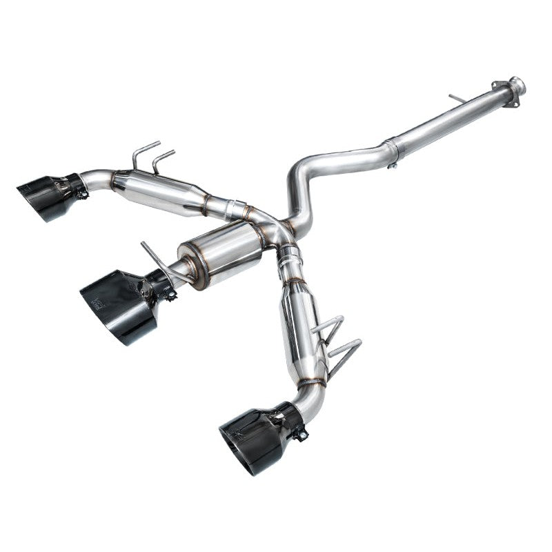 AWE Tuning Track Edition Exhaust for 2023+ Toyota GR Corolla - Diamond Black Tips