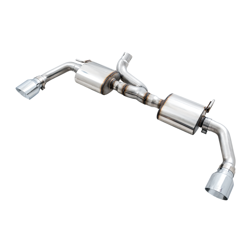 AWE Tuning Tread Edition Axle-Back Dual Exhaust w/ Chrome Silver Tips - 07-18 Jeep Wrangler JK/JKU 3.6L
