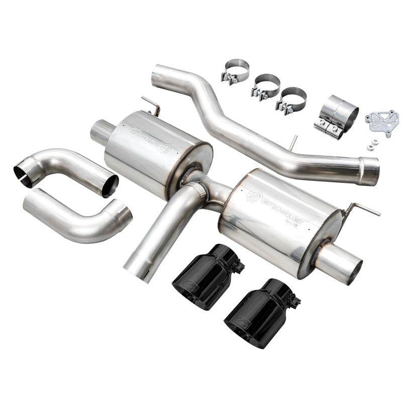 AWE Tuning Touring Axle Back Exhaust w/ Diamond Black Tips - 19-23 BMW 330i / 21-23 BMW 430i Base G2X