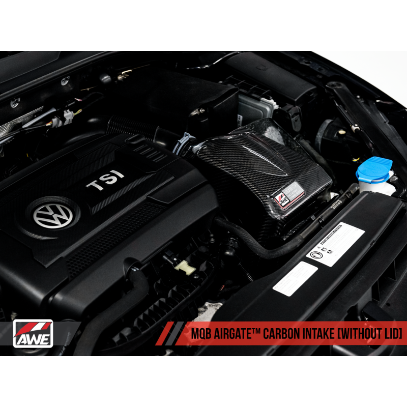 AWE Tuning Audi / Volkswagen MQB 1.8T/2.0T/Golf R Carbon Fiber AirGate Intake w/ Lid