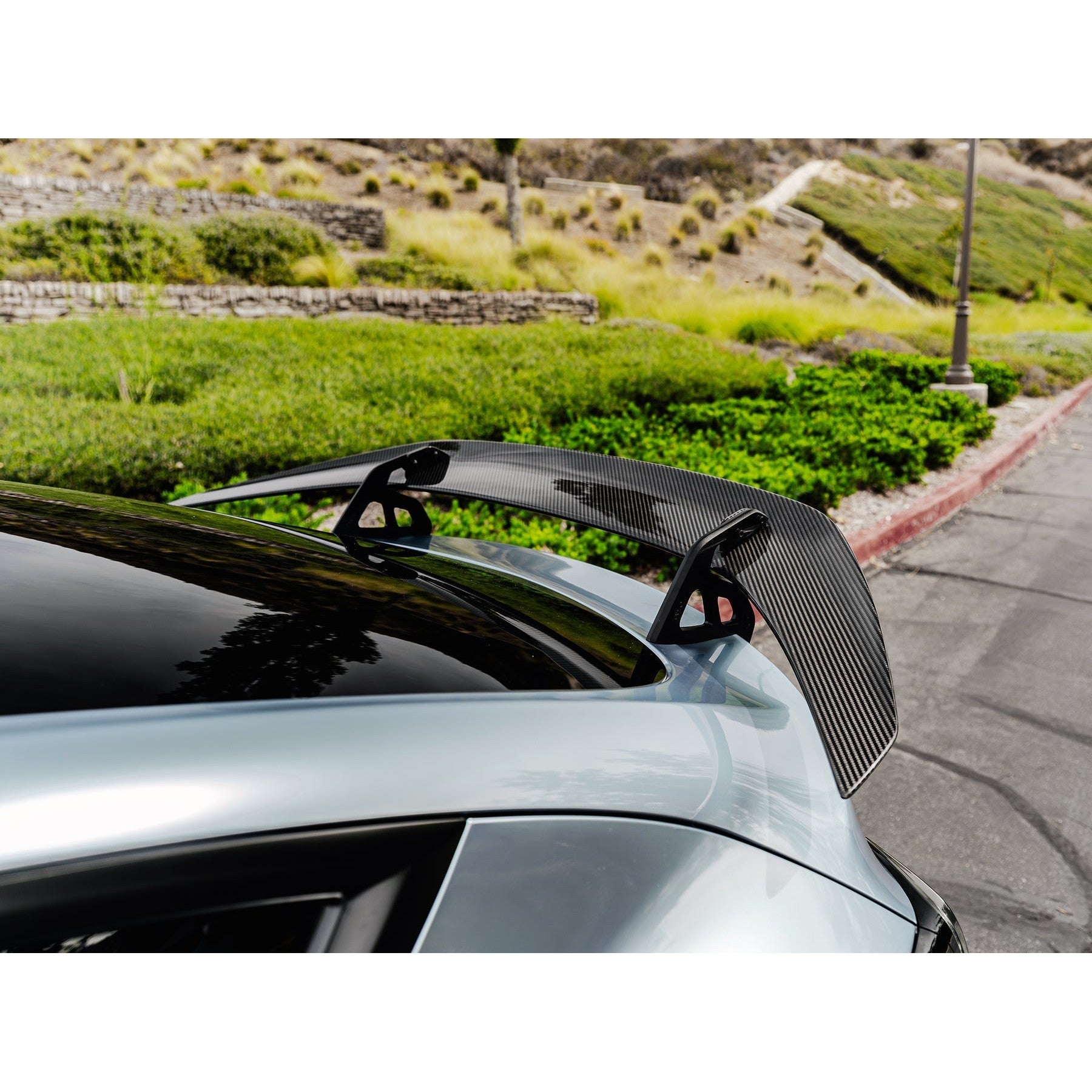 ADRO Tesla Model Y AT-S Carbon Fiber Swan Neck Wing (2020-2024)