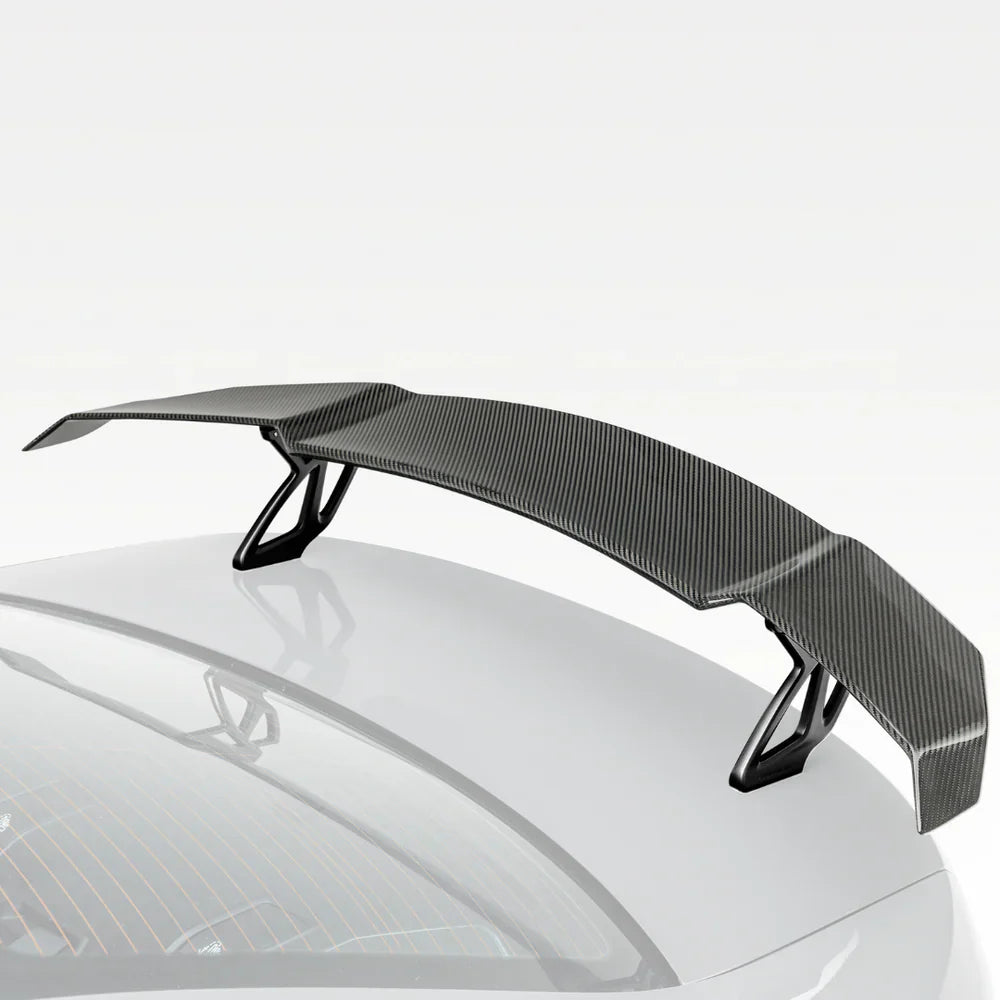 Vorsteiner Carbon Fiber V-Style Wing Blade with Matte Black Uprights - 2021+ BMW G8X M2/M3/M4