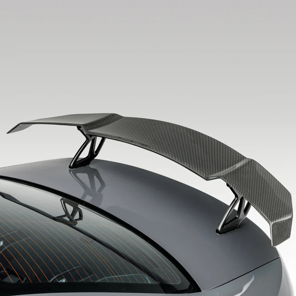 Vorsteiner Carbon Fiber V-Style Wing Blade with Matte Black Uprights - 2021+ BMW G8X M2/M3/M4