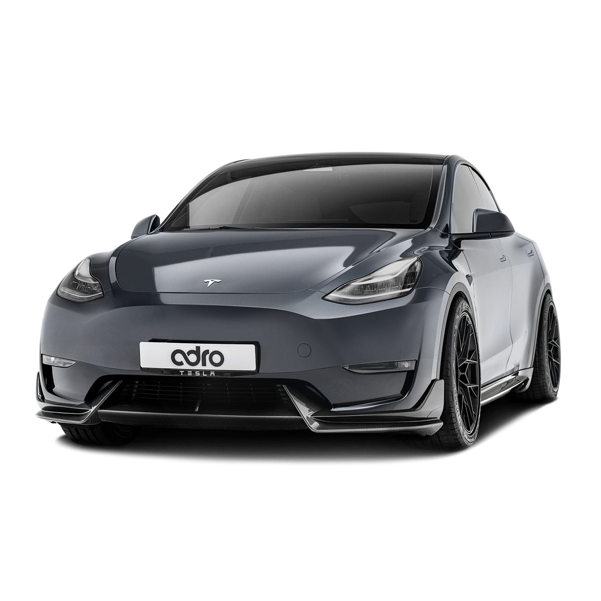 ADRO Tesla Model Y Carbon Fiber Front Lip (2022-2024)