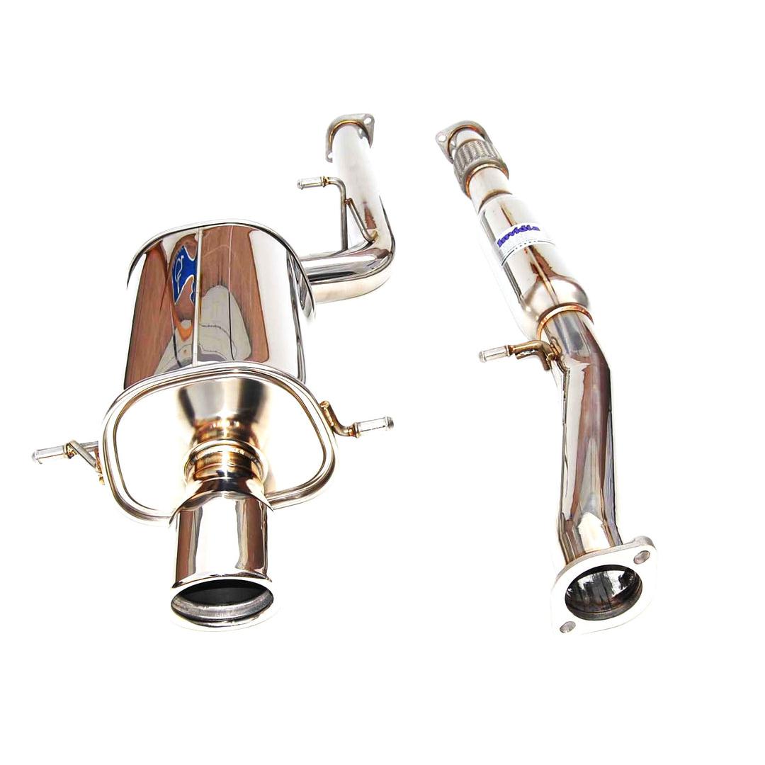 Invidia Q300 Rolled S.S.Tip Cat-back Exhaust - 02-07 Subaru WRX/STI