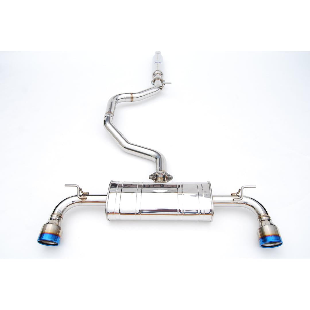 Invidia Q300 Rolled Titanium tips Cat-back Exhaust - 13+ VW Golf GTI