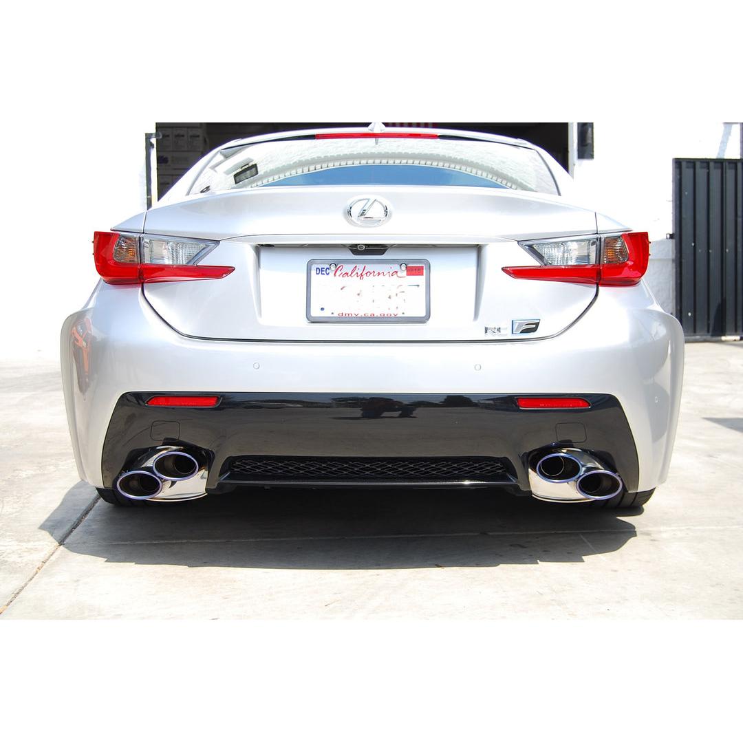 Invidia Q300 Quad Titanium Tips Cat-back Exhaust - 14-Up Lexus RC-F V8