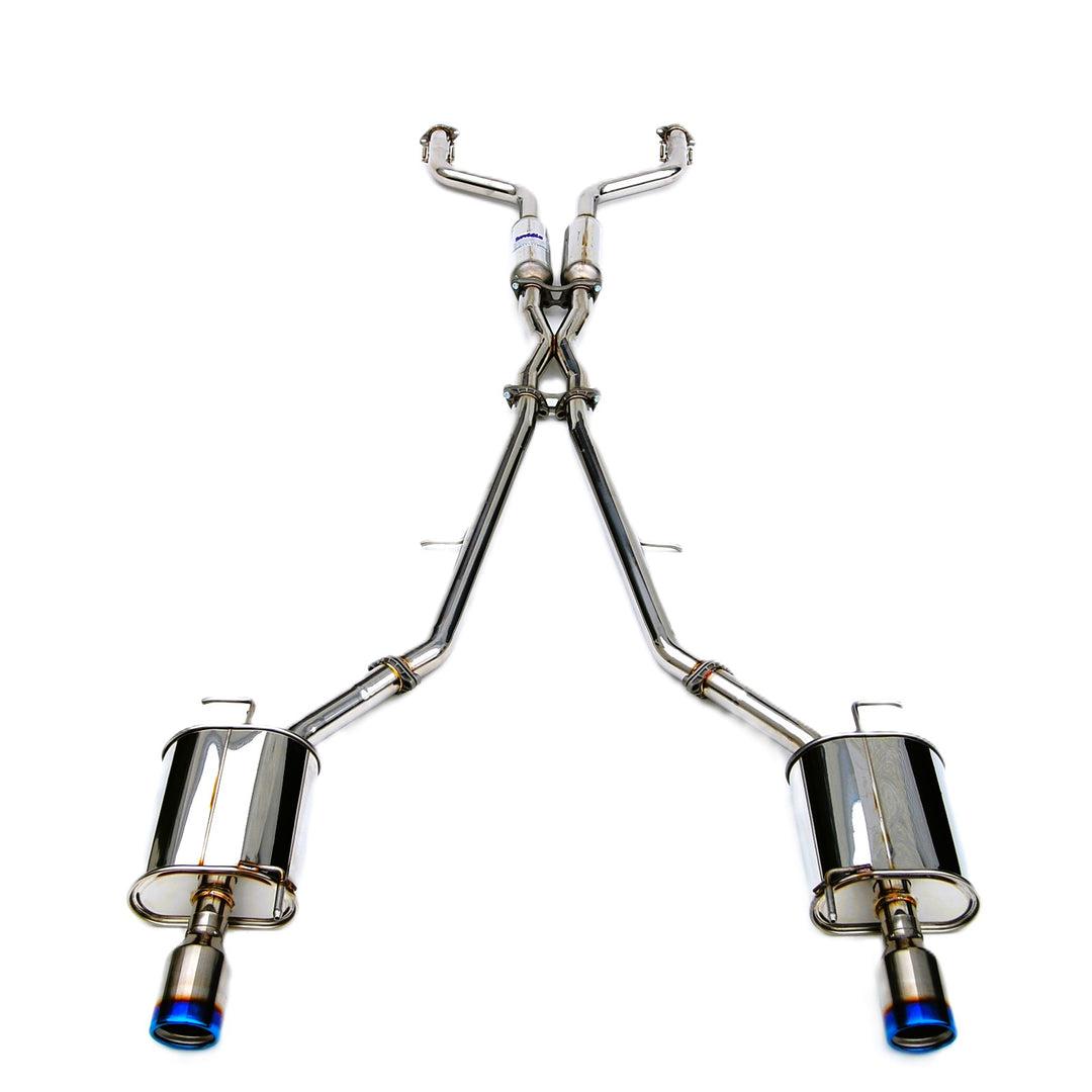 Invidia Q300 Dual Rolled Titanium tip Cat-back Exhaust - 07-Up Infiniti G35/G37 Sedan