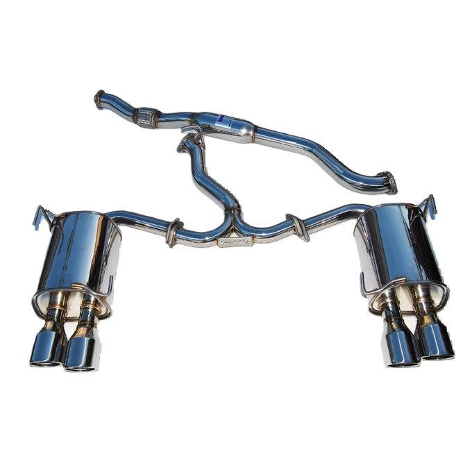 Invidia Q300 Quad Rolled S.S.Tips Cat-back Exhaust - 15-21 Subaru WRX/STI Sedan