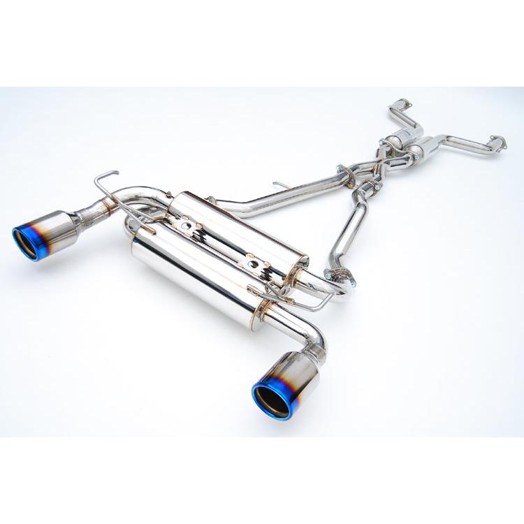 Invidia Gemini Rolled Titanium tip Cat-back Exhaust - 09-21 Nissan 370Z
