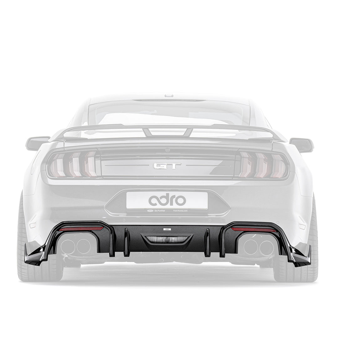 ADRO Ford Mustang Carbon Fiber Rear Diffuser (2018-2023)