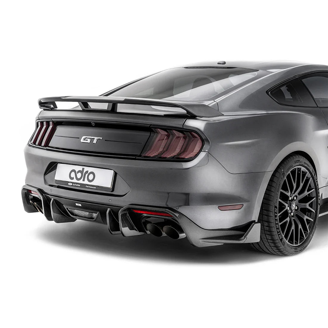 ADRO Ford Mustang Carbon Fiber Rear Diffuser (2018-2023)
