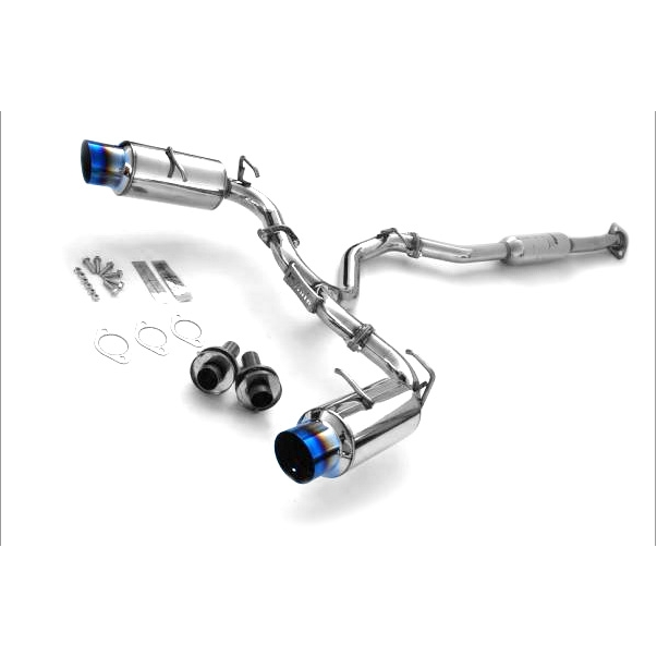 Invidia Dual N1 Titanium tip Cat-back Exhaust - 12-Up Subaru BRZ/Toyota 86