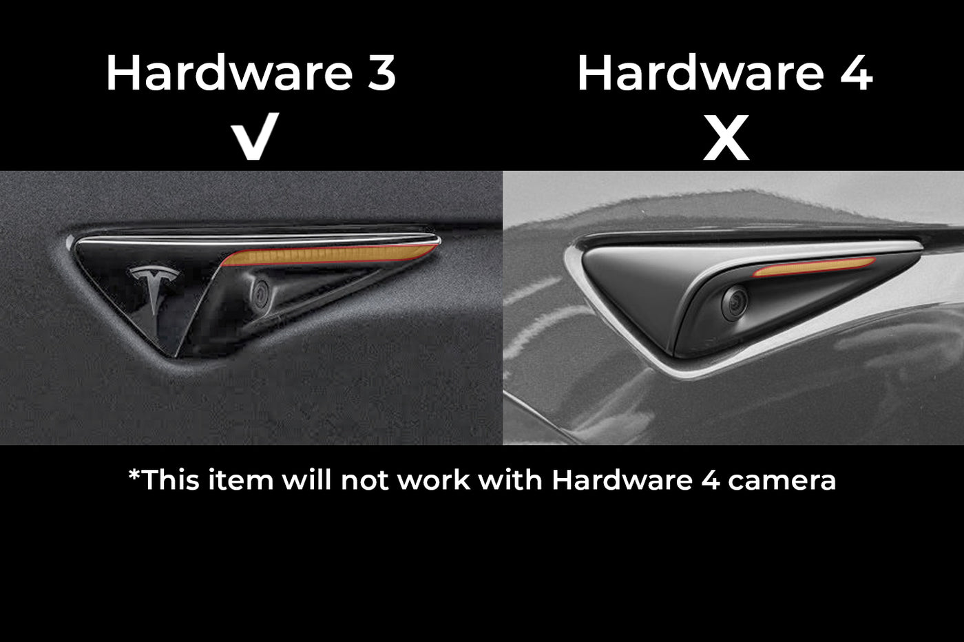 ADRO Tesla Model Y Carbon Fiber Camera Cover (2020-2023)