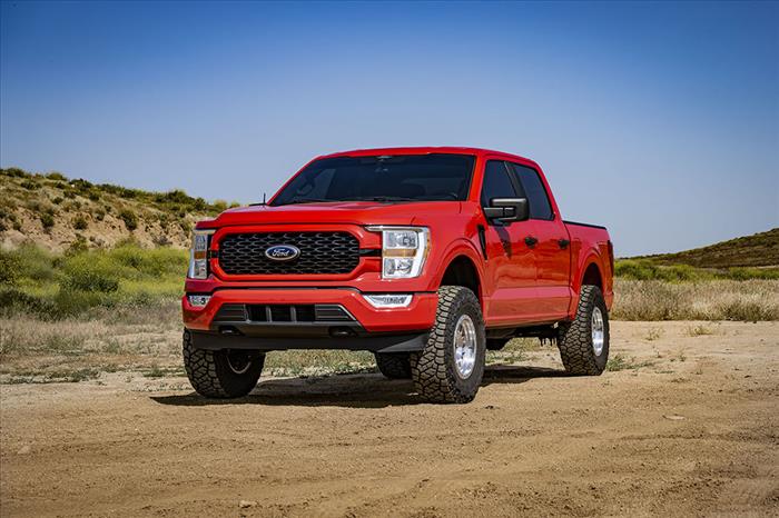 ICON 3.5-4.5in Stage 4 Suspension System Tubular UCA / Leaf Pack - 21-23 Ford F150 Tremor 4WD