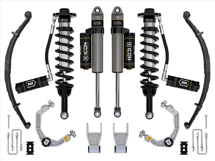ICON 2.5-3" Stage 3 Suspension Sys Billet UCA / Leaf Pack - 21-23 Ford F150 Tremor 4WD