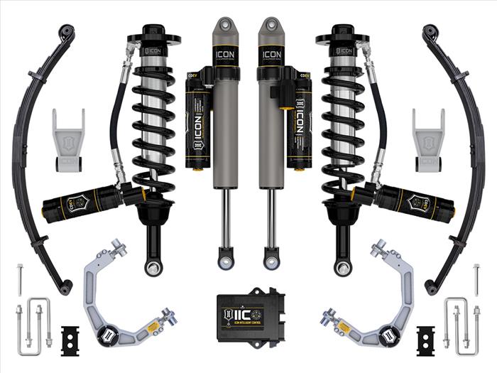 ICON 2.5-3in Stage 5 Suspension System Billet UCA / Leaf Pack - 21-23 Ford F150 Tremor 4WD