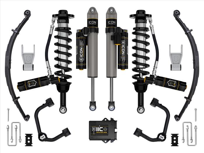 ICON 2.5-3in Stage 5 Suspension System Tubular UCA / Leaf Pack - 21-23 Ford F150 Tremor 4WD