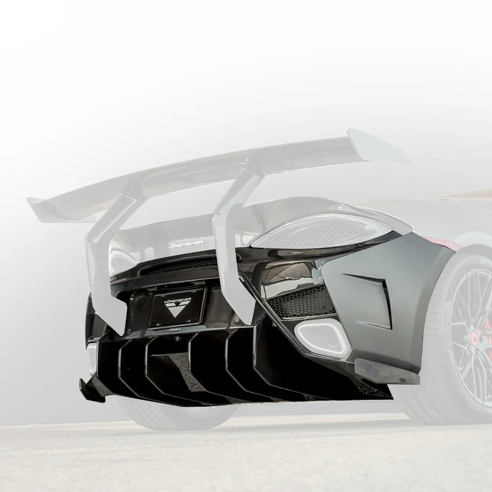 Vorsteiner VX Aero Carbon Fiber Rear Bumper w/ Rear Diffuser - 2015-2021 McLaren 570S