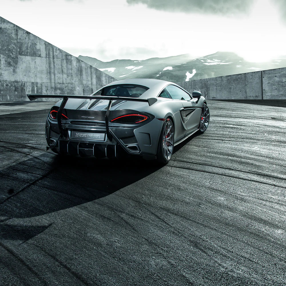 Vorsteiner VX Aero Carbon Fiber Wing Blade w/ Uprights - 2015-2021 McLaren 570S