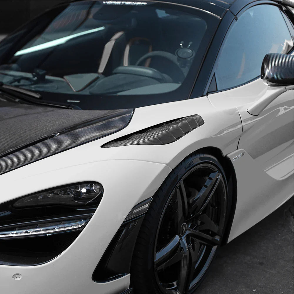 Vorsteiner Silverstone Edition Carbon Fiber Front Fenders w/ Integrated Vents - 2017-2023 McLaren 720S (Spyder Only)