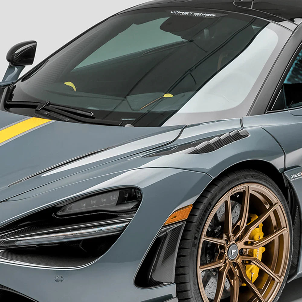 Vorsteiner Silverstone Edition Carbon Fiber Front Fenders w/ Integrated Vents - 2017-2023 McLaren 720S (Coupe Only)