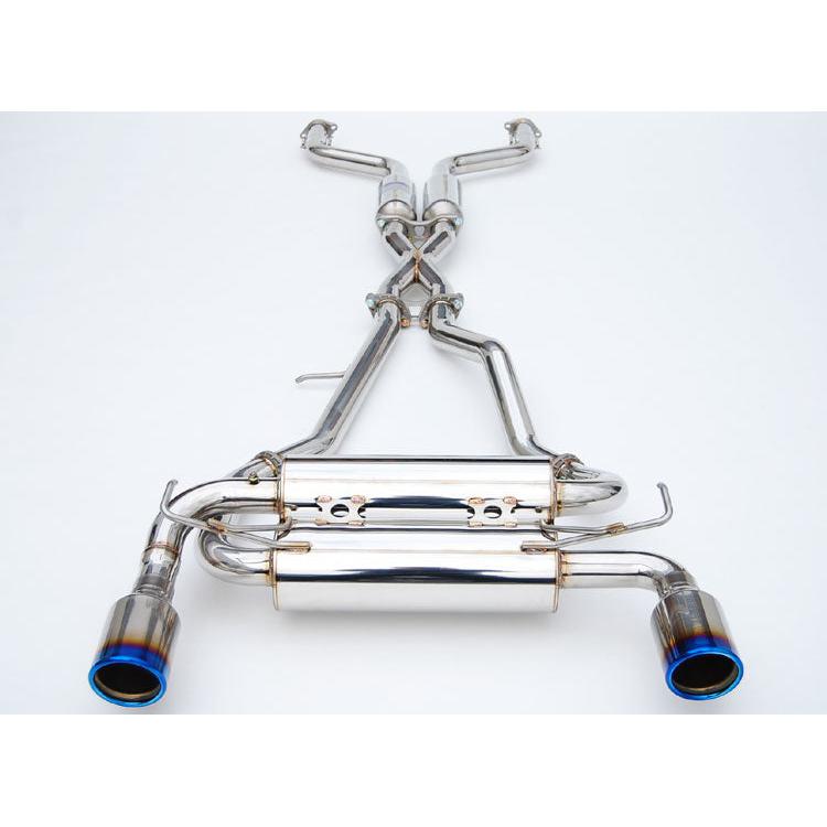 Invidia Gemini Rolled Titanium tip Cat-back Exhaust - 02-08 Nissan 350Z