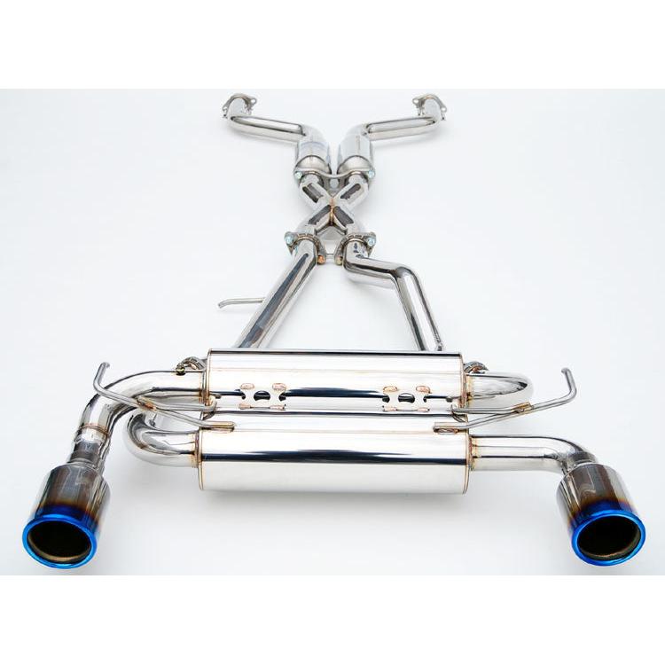 Invidia Gemini Rolled Titanium tip Cat-back Exhaust - 14+ Infiniti Q50