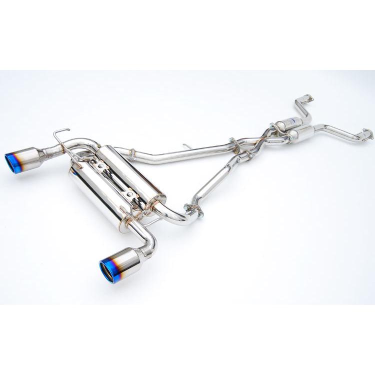 Invidia Gemini Rolled Titanium tip Cat-back Exhaust - 07-13 Infiniti G37 Coupe