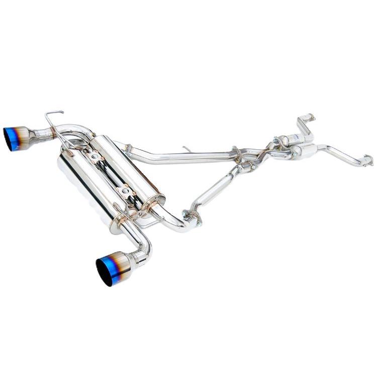 Invidia Gemini Single Layer Titanium tip Cat-back Exhaust - 07-13 Infiniti G37 Coupe
