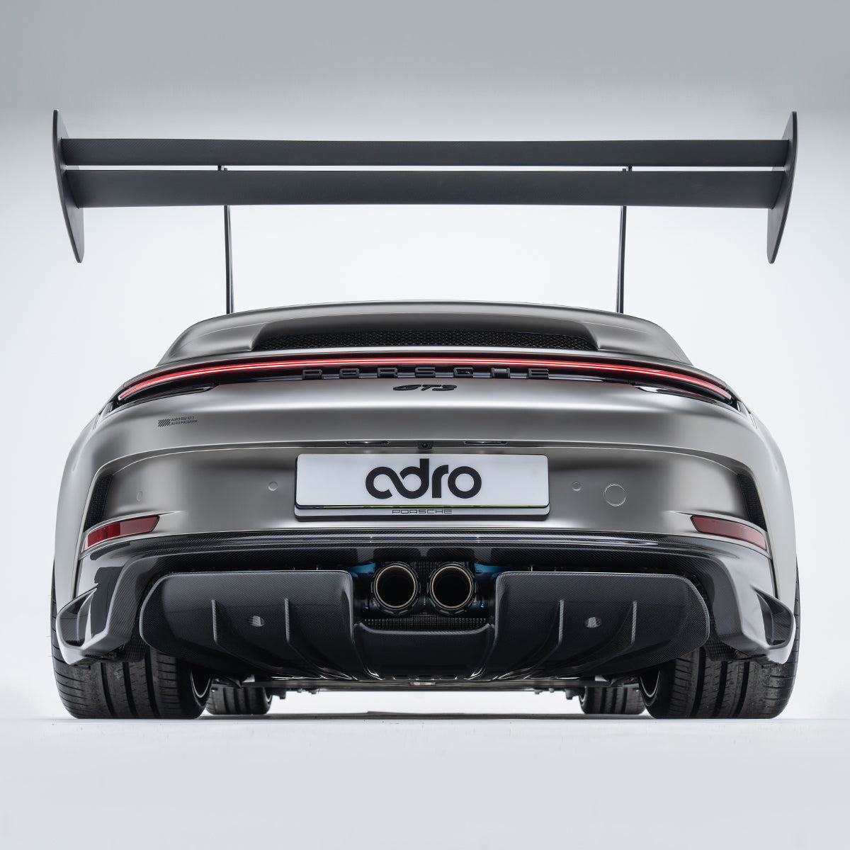 ADRO Porsche 992.1 GT3 Carbon Fiber AT-P Swan Neck Wing